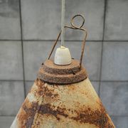 Metal lamp, industrial style, 1950s