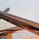 Vintage ceiling light in smoked chrome metal, Sciolari, 1970s