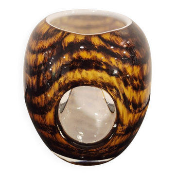 Vintage vase ovoide multi couches missoni Italie