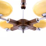 1950s Art Deco chandelier, Poland.