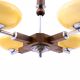1950s Art Deco chandelier, Poland.