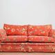 Vintage sofa bohemian style Terracotta flowers
