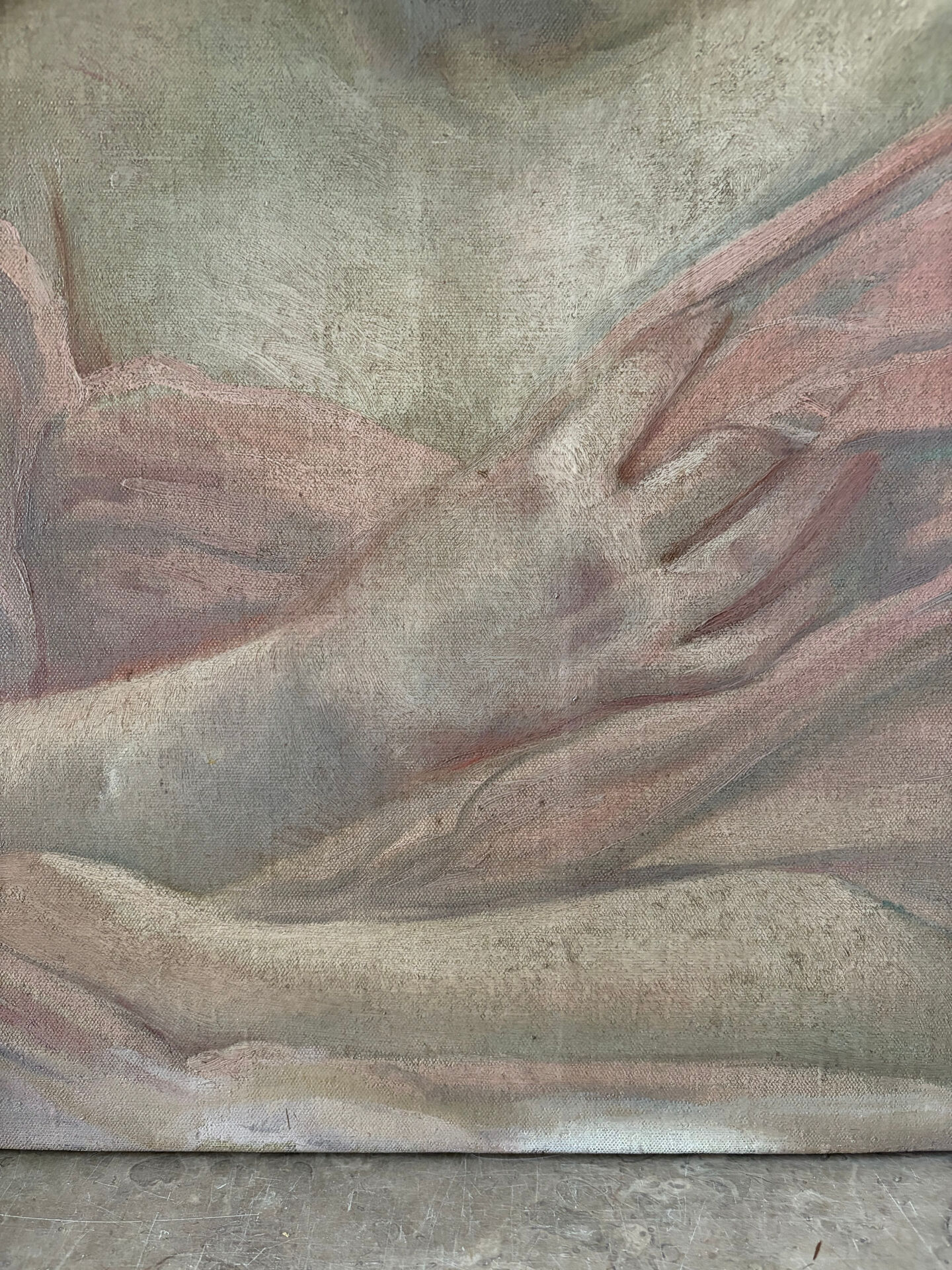 Portrait of a woman, oil on canvas