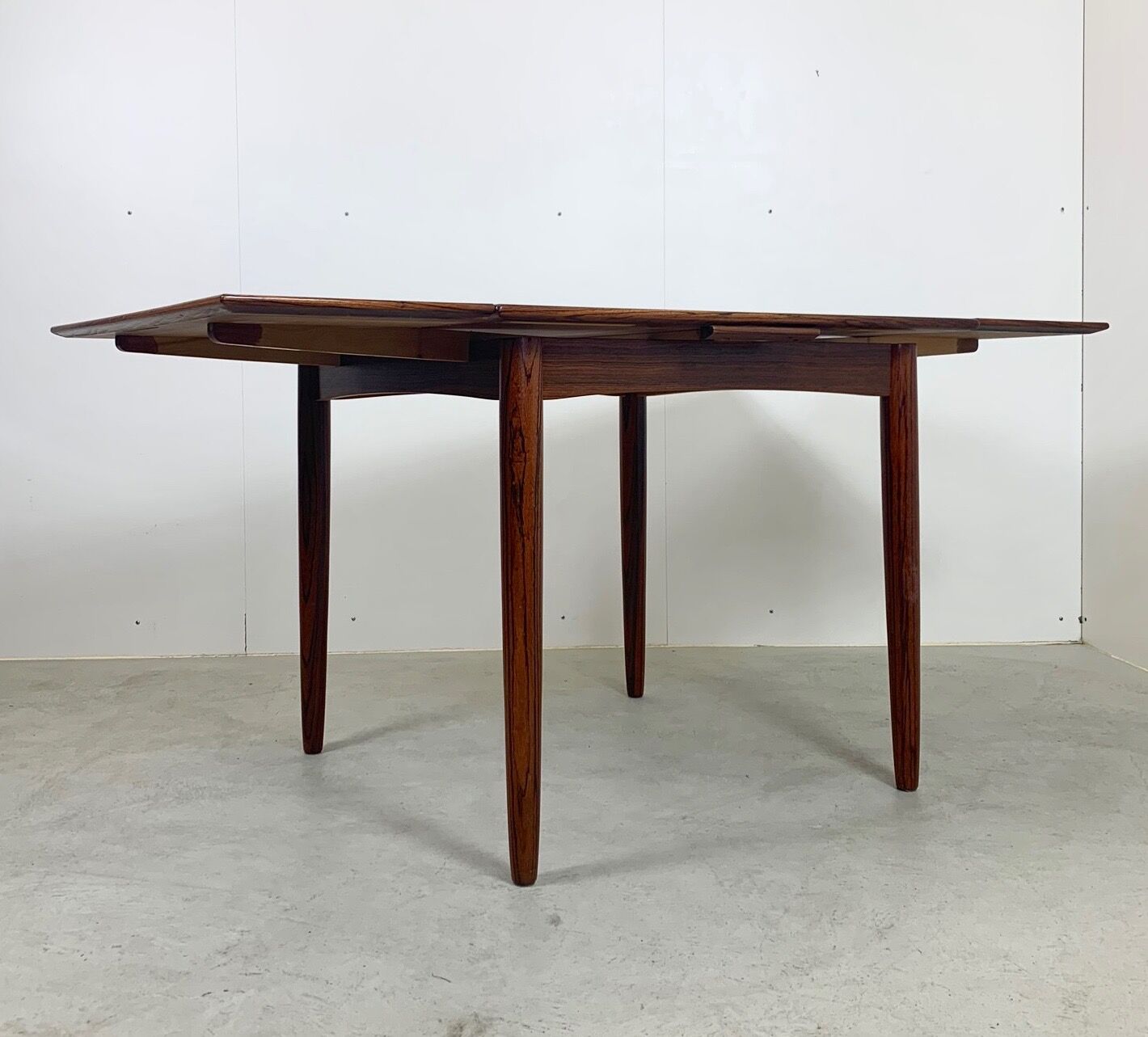 Square dining table in palisander by Lübke, 1960