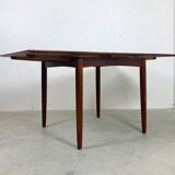 Square dining table in palisander by Lübke, 1960