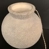 Crispened ceramic art deco lamp foot