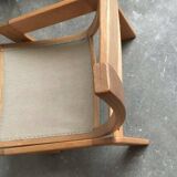 Vintage lounge chair set in Swedish beech by Yngve Ekström for Swedese, 1970s.