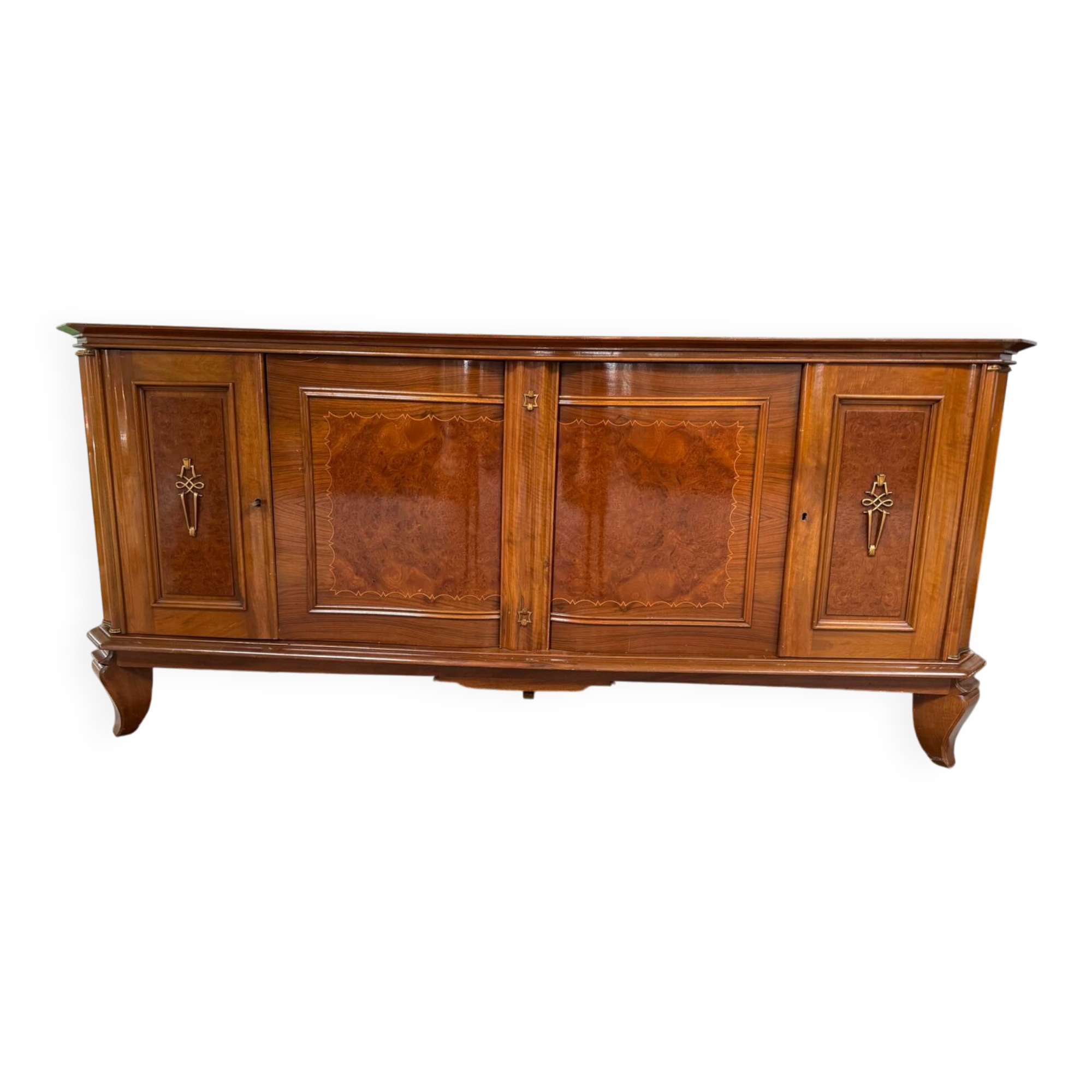Mahogany and burl enfilade 1950/60