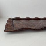 Brutalist wooden tray