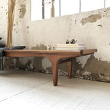 Scandinavian teak bench