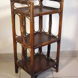 Etagère en rotin 1970