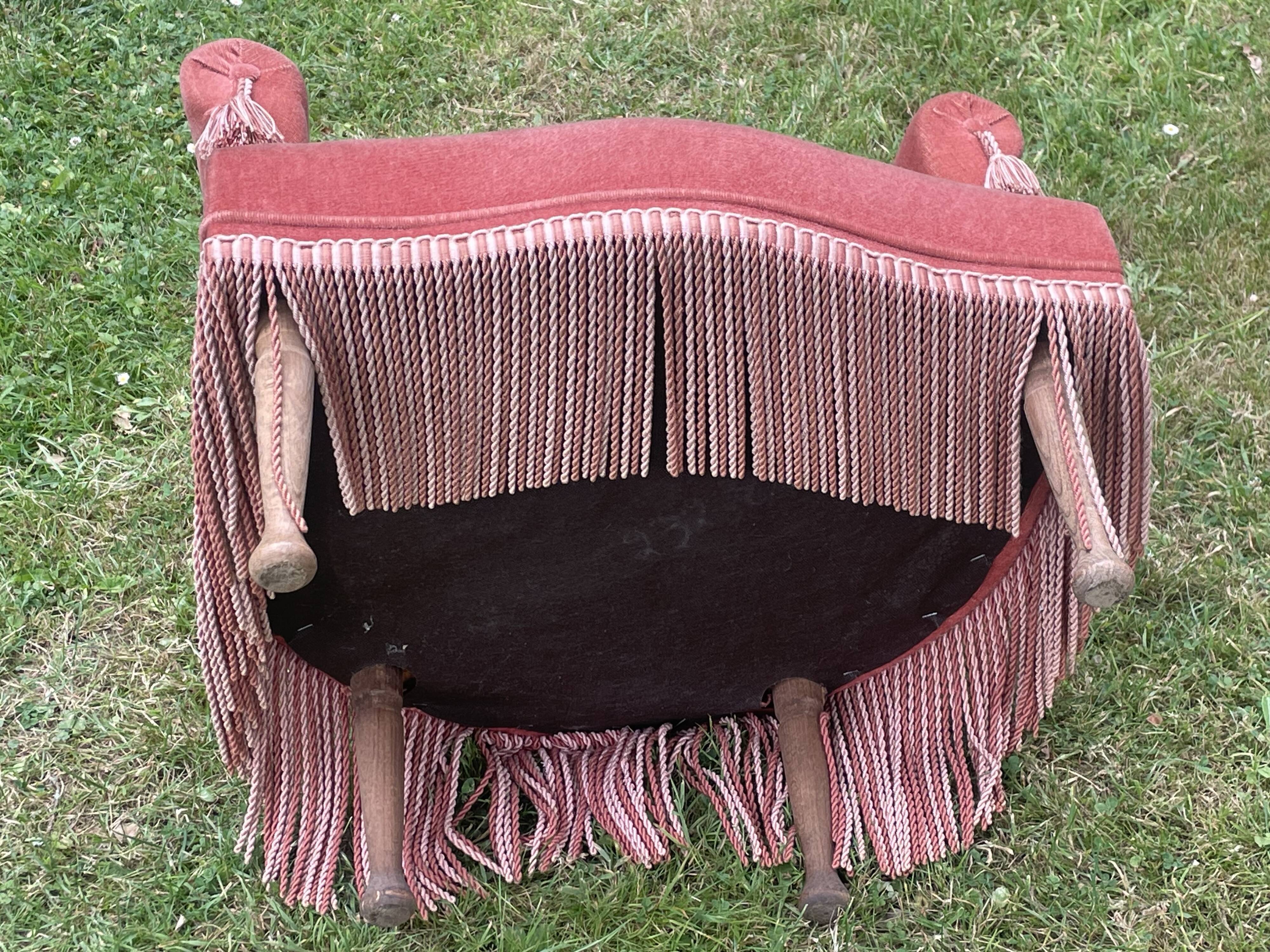 Armchair Toad old pink