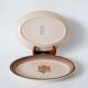 Duo of Gien sandstone bowls with flowers 1970