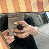 Vintage asymmetrical mirror from the 50s