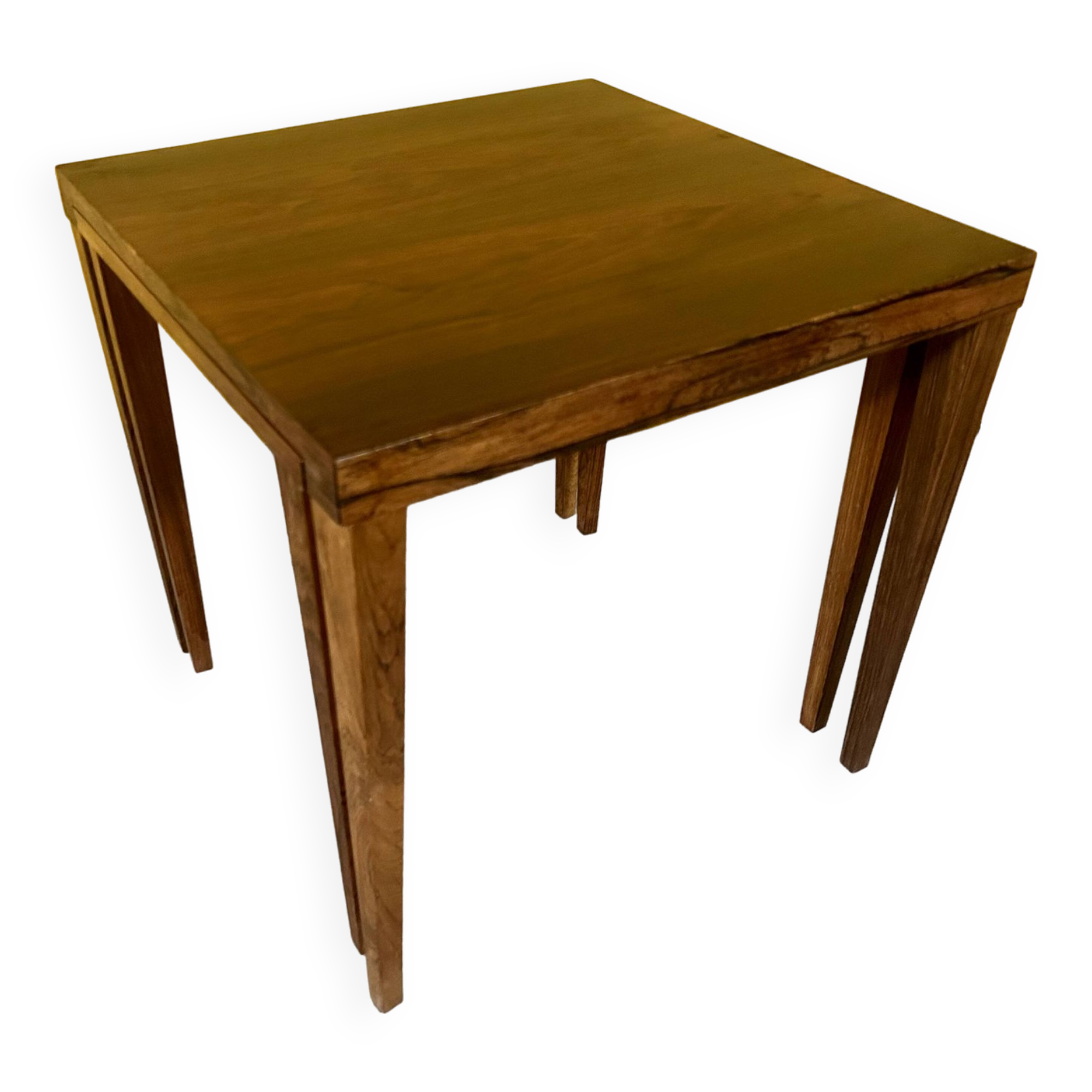 Nid danois de 2 tables en palissandre du milieu du siècle, 1960