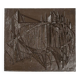 Sculpture Murale en Fonte par F. Loriot pour Stern