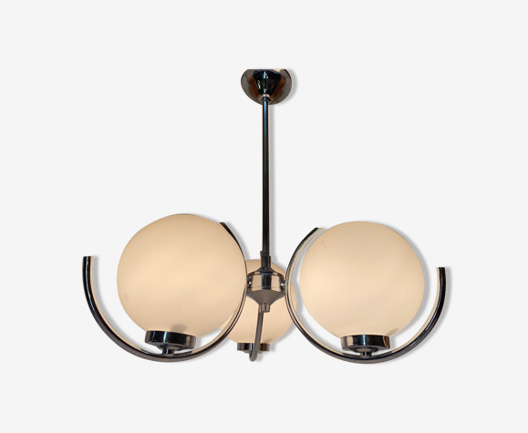 Lampe vintage- lampe suspension spoutnik par kaiser leuchten 1960