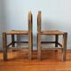Vintage brutalist chairs 1950