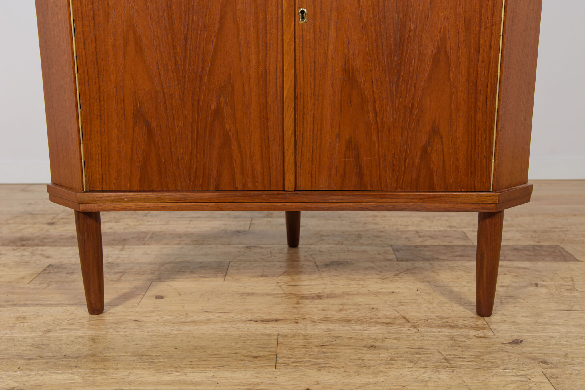 Mid-Century Modern Teak Corner Cabinet, Denmark, 1960s