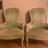 Paire de fauteuils vintage