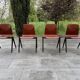 Set of 4 Galvanitas Thur-Op Seat Model S22 chairs from the 60s