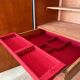 Buffet vintage noir mat et bois brut