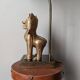 Thai Singha lion foo dog bedside lamp
