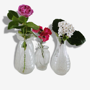 Lot de 3 minis vases