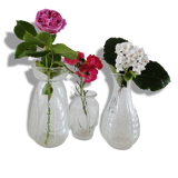 Set of 3 mini vases