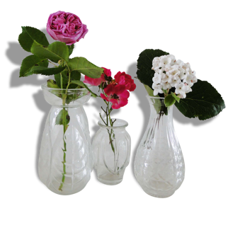 Set of 3 mini vases