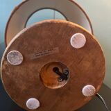 Table lamp in turned solid wood