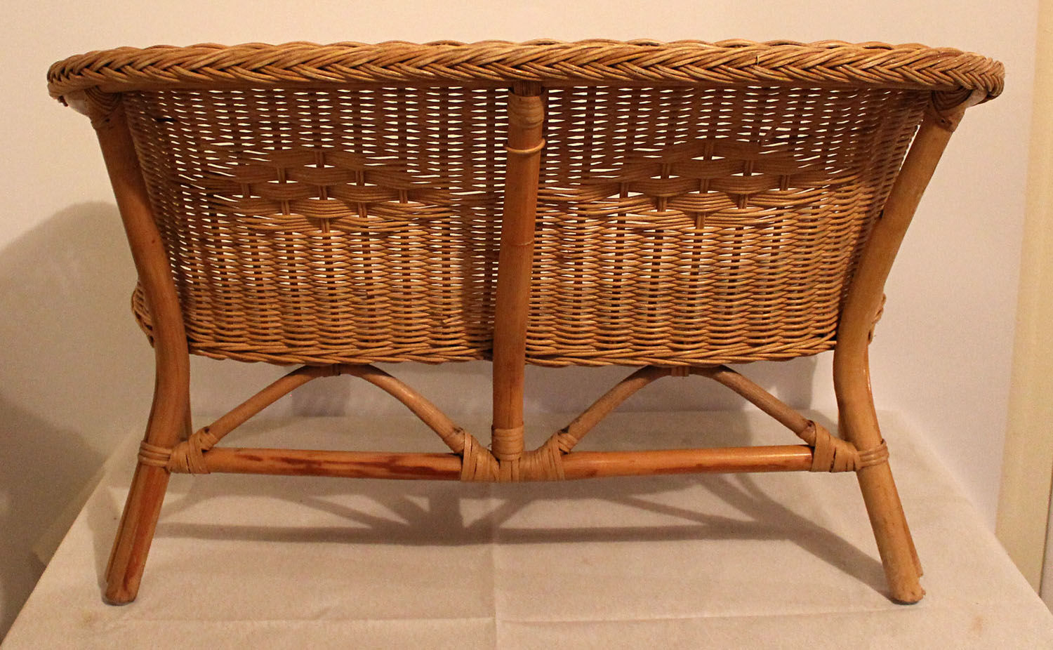 Rattan child's bench