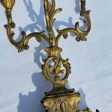 Antique 4-flame candlesticks