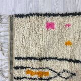 Handmade wool Berber rug 280 X 160 CM