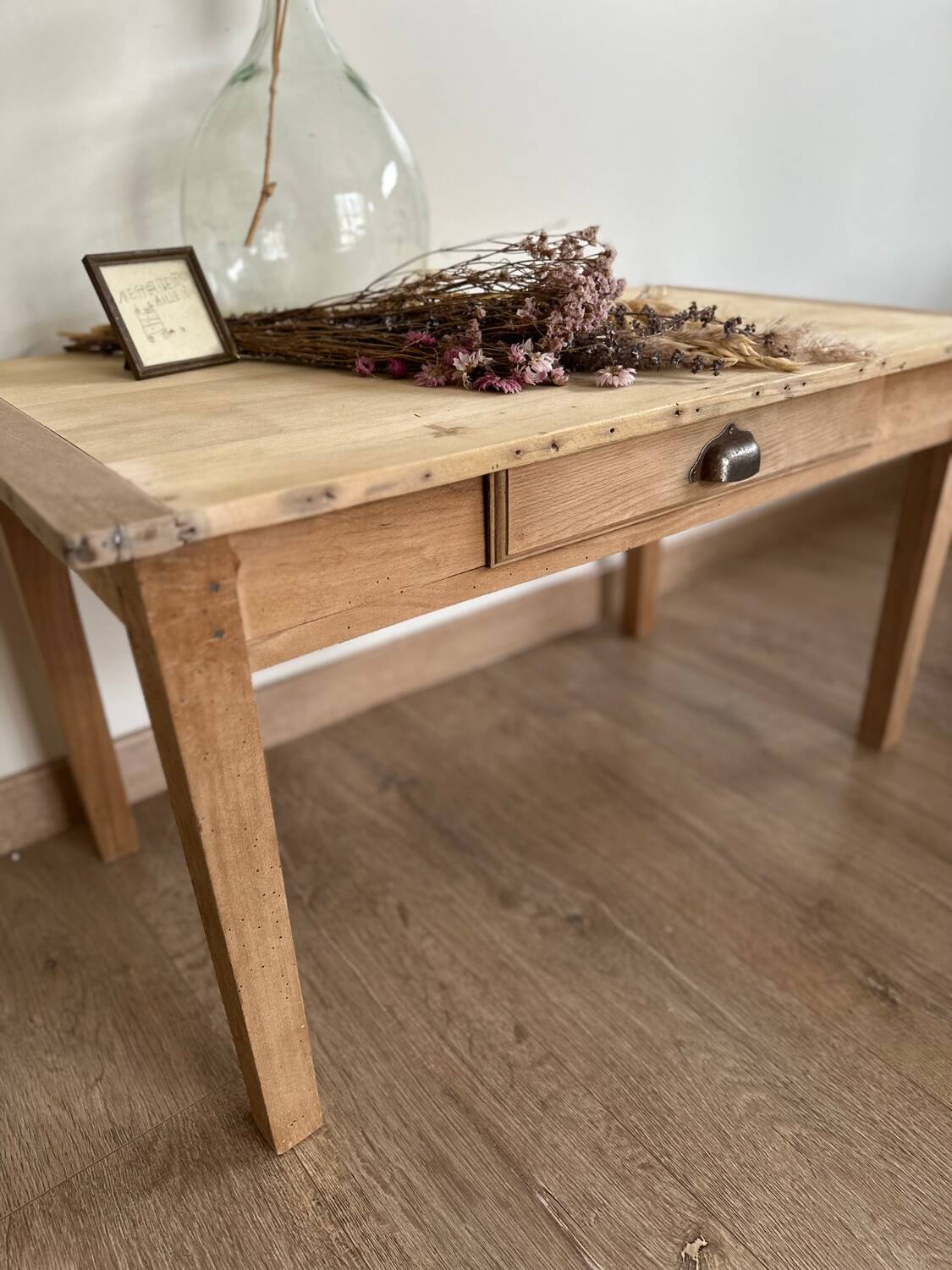 Pretty raw wood coffee table
