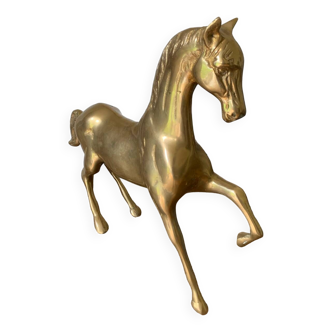 Brass horse