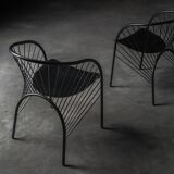 "Lizzie" chairs by Regis Portier for Paolo Pallucco, Italy, 1980s