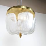 Vintage chandelier by Glashutte Limburg, 1960s