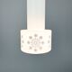 Vintage ceiling light, opal glass, 60s