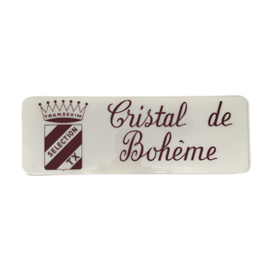 Enseigne lumineuse cristal de bohème