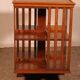 Rotating library in blonde mahogany