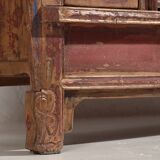 Ancien buffet rouge de la dynastie Qing (vers 1900) #12