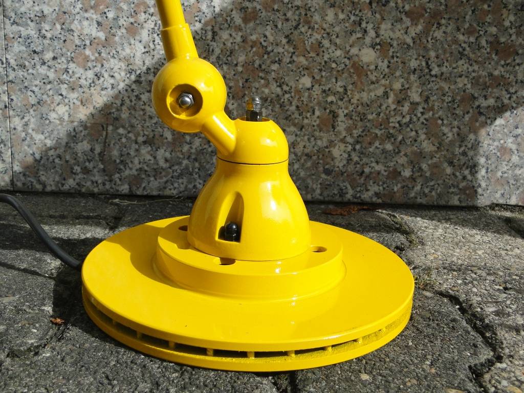 Jieldé lamp yellow 2 arms of Jean Louis Domecq