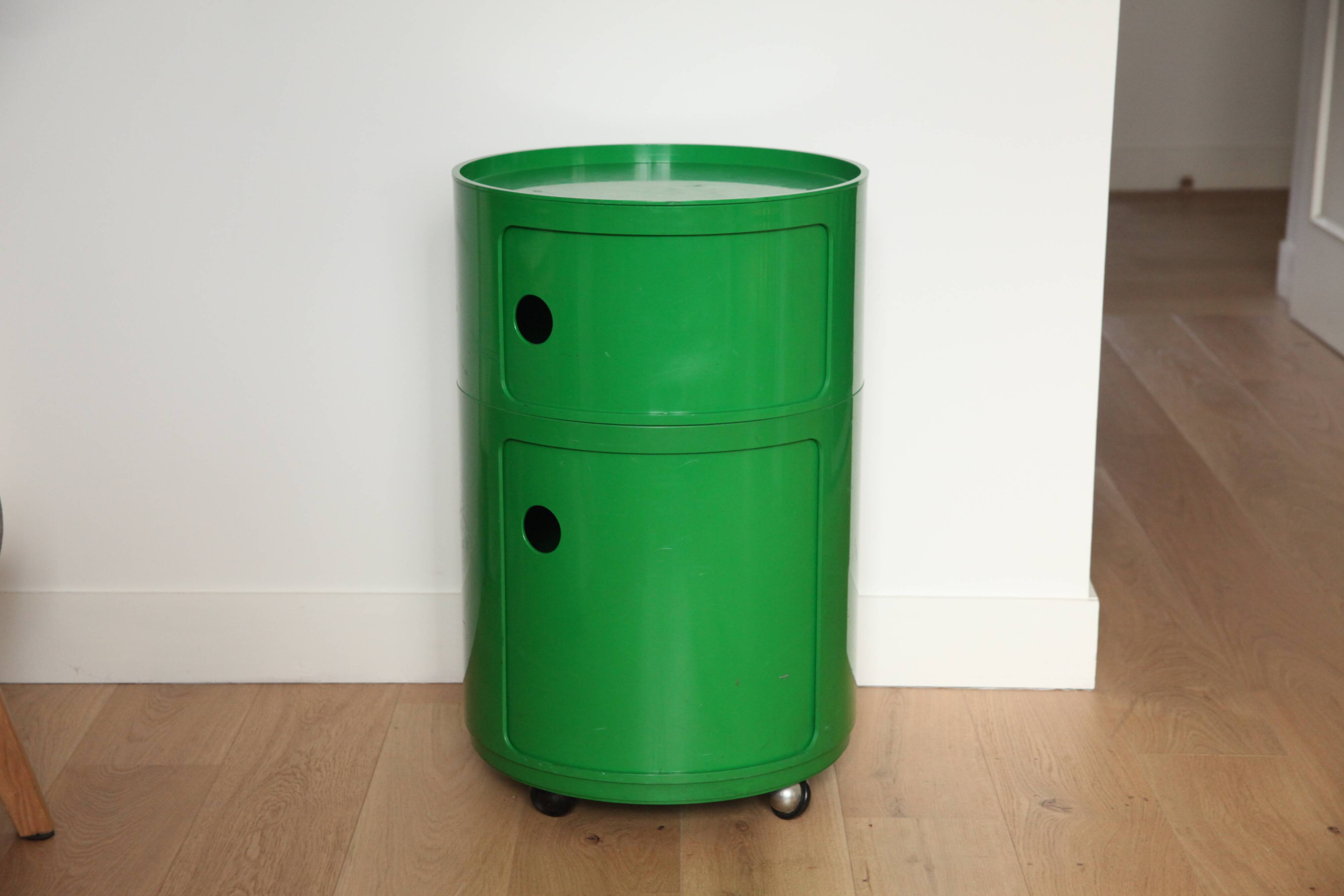 Componibili Green bedside by Anna Castelli for Kartell