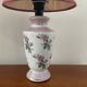 Pair of vintage 70s porcelain lamps