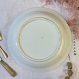 Vintage hollow dish Terre de fer St Amand & Hamage model Laurier made in France