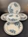 7 assiettes creuses en terre de fer « Mûre » Badonviller