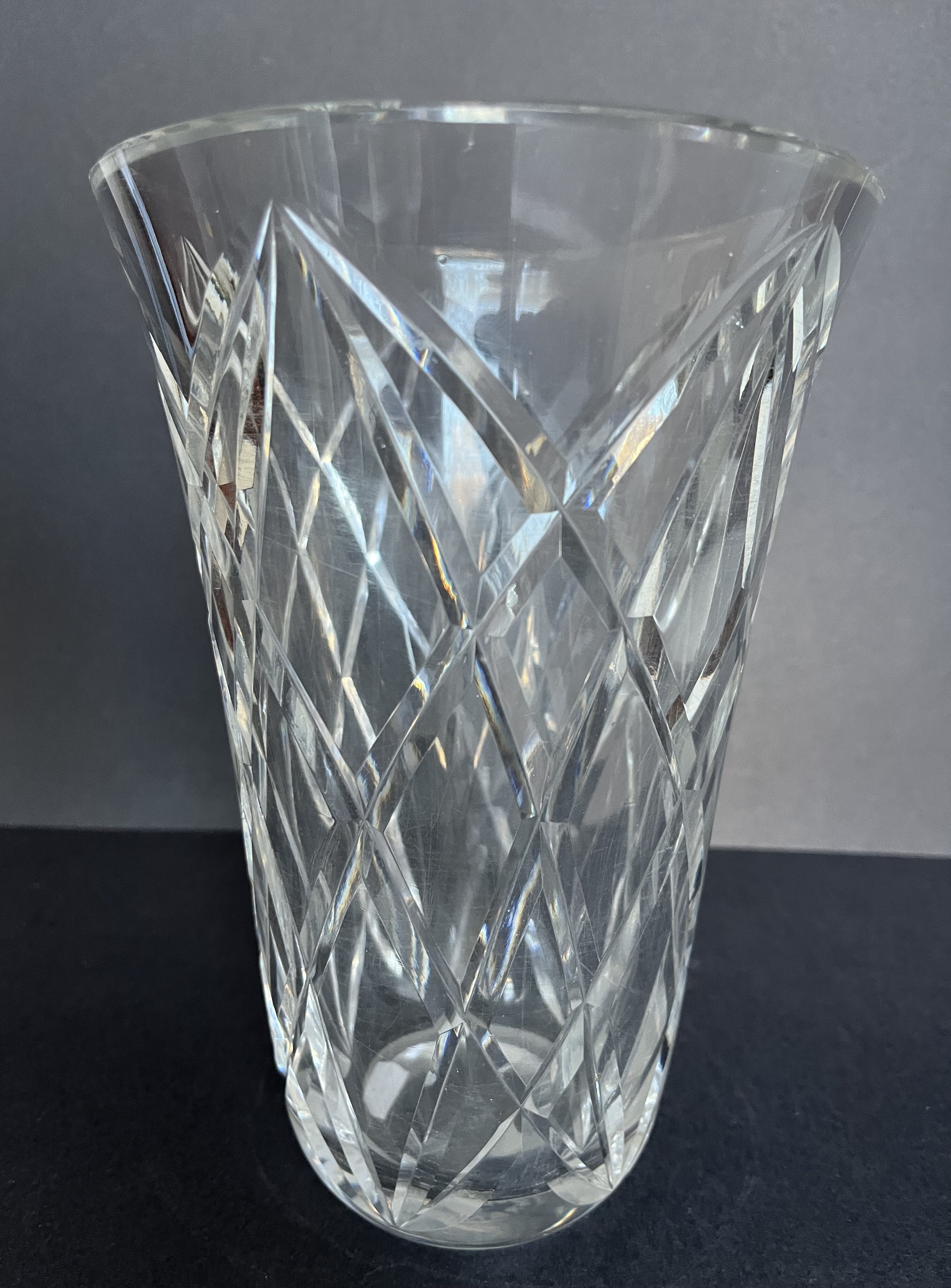 Crystal vase from Saint Louis