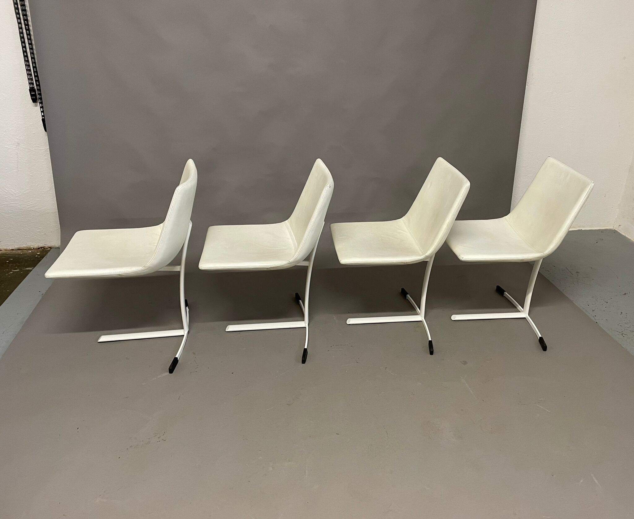 Chaises de salle à mange de Giovanni Offredi pour Saporiti