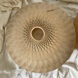 Pair of Scandinavian ball pendant lights